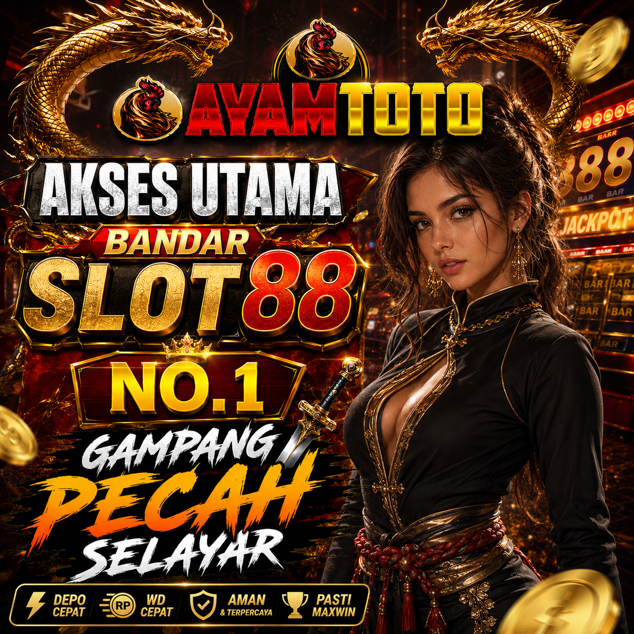 AYAMTOTO 🗡 Akses Utama Bandar Slot88 No.1 Gampang Pecah Selayar